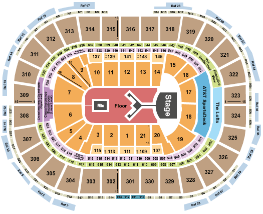 TD Garden TD Garden Seating Chart
